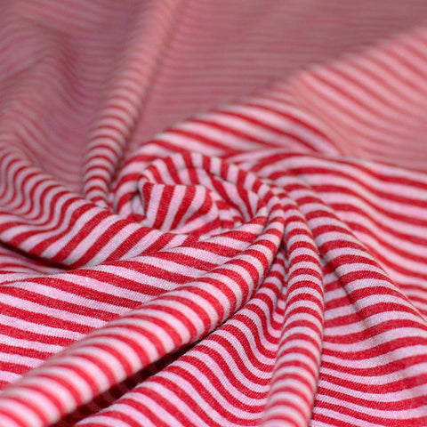 Red And Pink Striped Scrundies