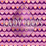 lady days reusable cloth pad custom made in scandi flower print