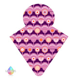 lady days reusable cloth pad custom made in scandi flower print
