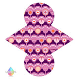 lady days reusable cloth pad custom made in scandi flower print