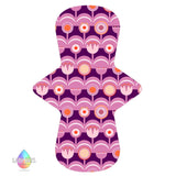 lady days reusable cloth pad custom made in scandi flower print