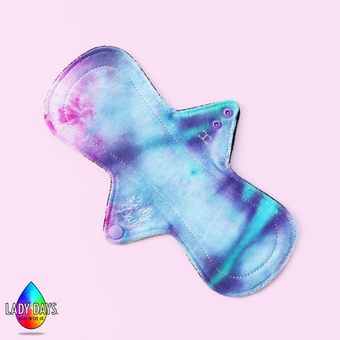 Hand Dyed Velour 10" Heavy Reusable Cloth Sanitary Pad | Made in the U.K by Lady Days™