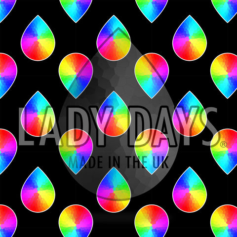 Rainbow Drop Print Period Pants | Made in the U.K by Lady Days