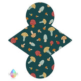 Mushroom Print Cloth Sanitary Pad | Made in the U.K by Lady Days