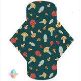 Mushroom Print Cloth Sanitary Pad | Made in the U.K by Lady Days