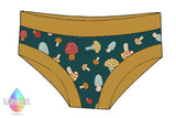 Organic Period Pants - Mushroom Print | Made in the U.K by Lady Days