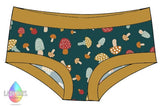 Organic Period Pants - Mushroom Print | Made in the U.K by Lady Days