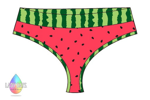 Watermelon Print Scrundies Pants | Made in the U.K by Lady Days